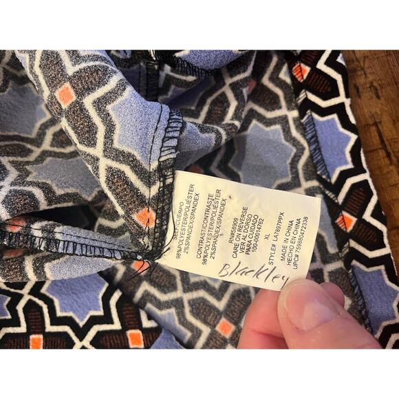 Gibson Latimer Geometric Artsy Shift Dress Women XL Preppy Resort Wedding Brunch - Picture 8 of 10